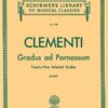 Clementi - Gradus ad Parnassum Schirmer Clementi, Muzio - Gradus ad Parnassum