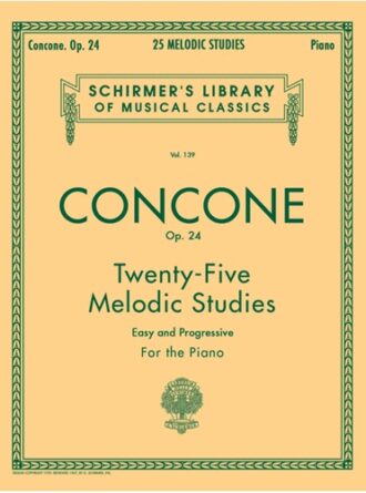 Concone, Joseph - Twenty-Five Melodic Studies, op. 24