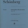 Schonberg - op 19 Schönberg, Arnold - Six petites pièces pour piano, op. 19