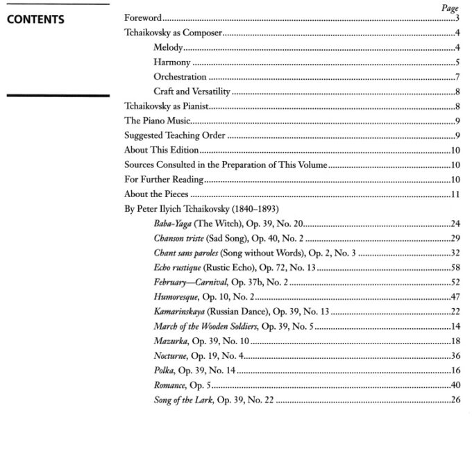 Tchaikovsky, Piotr Ilitch - At the Piano with Tchaikovsky