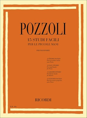 Pozzoli, Ettore – 15 Études faciles pour les petites mains