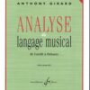 Girard, Anthony - Analayse du langage musical 1 de Corelli à Debussy