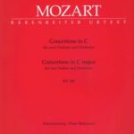 Mozart, Wolfgang Amadeus - Concertone en do majeur pour deux violons KV 190