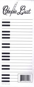 Tablette magnétique Chopin Liszt