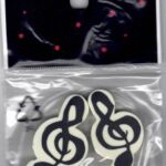 Effaces en forme de clé de sol - paquet de 2