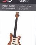 Maquette 3D musique en papier - guitare électrique