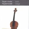 Maquette 3D musique en papier - violon