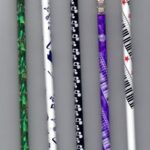 Crayons en bois avec motifs musicaux