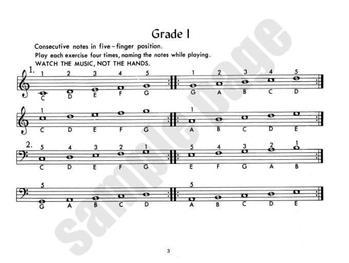 Ahrens, Cora - Daily Sight Playing Exercises, Book 1