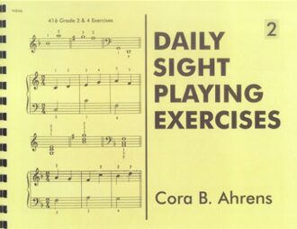 Ahrens, Cora - Daily Sight Playing Exercises, Book 2