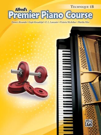 Alfred's Premier Piano Course - Technique 1b