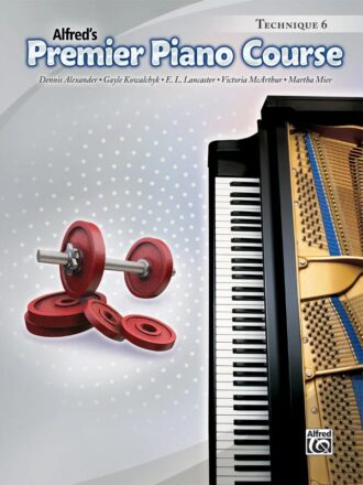 Alfred's Premier Piano Course - Technique 6