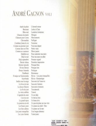 Gagnon, André - Série grand piano volume 1