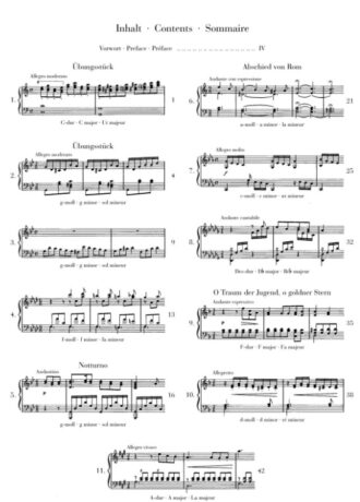 Mendelssohn Hensel, Fanny - Oeuvres choisies pour piano