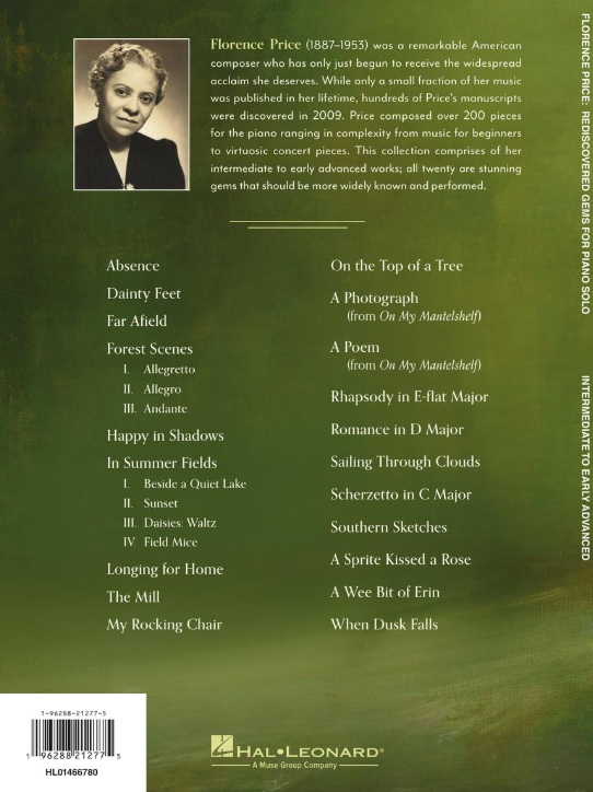 price_florence_ex. Price, Florence - Rediscovered Gems for Solo Piano