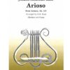Bach, Johann Sebastian - Arioso from Cantata No. 156, arr. for Clarinet and Piano
