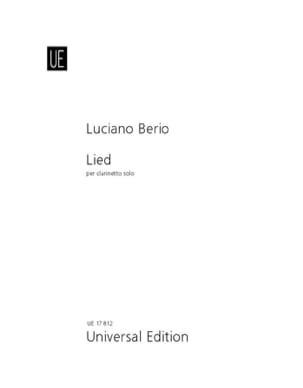 Berio, Luciano - Lied per clarinetto solo