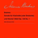 Brahms, Johannes - Sonata for Clarinet (or Viola) and Piano F minor, Op. 120 No. 1