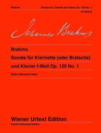 Brahms, Johannes - Sonata for Clarinet (or Viola) and Piano F minor, Op. 120 No. 1