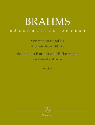 Brahms, Johannes - Sonatas in F minor and E-flat major for Clarinet and Piano, Op. 120