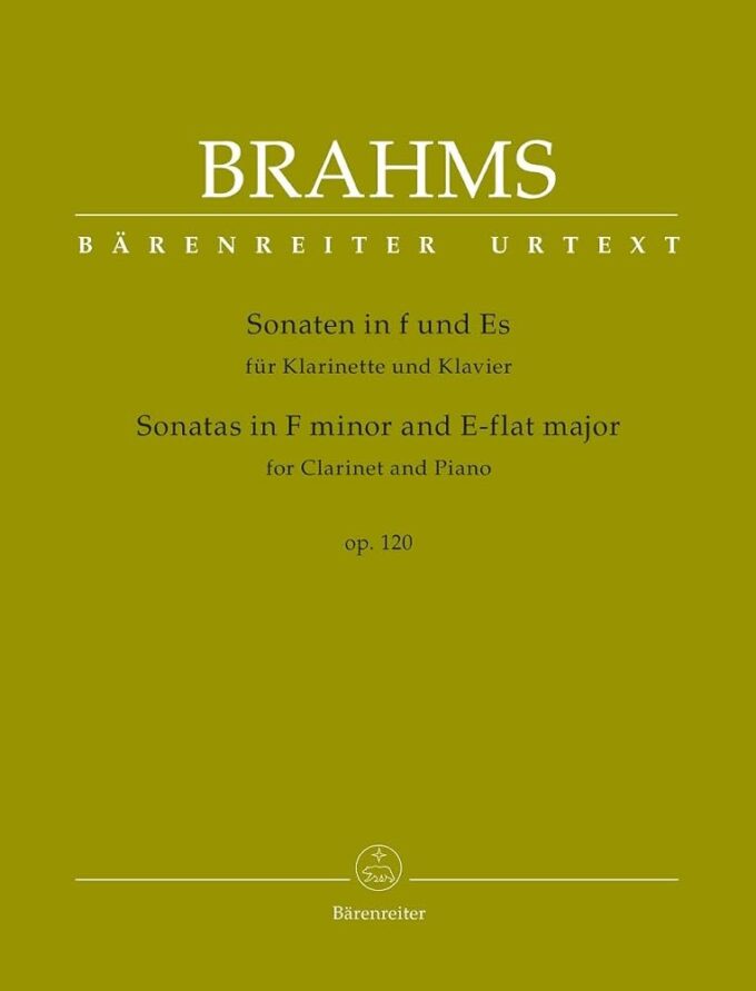 Brahms, Johannes - Sonatas in F minor and E-flat major for Clarinet and Piano, Op. 120