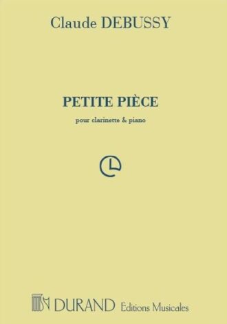 Debussy, Claude - Petite pièce pour clarinette et piano