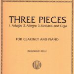 Haendel, Georg Friedrich - Three Pieces for Clarinet and Piano