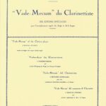 Jeanjean, Paul - Vade-Mecum of the Clarinetist