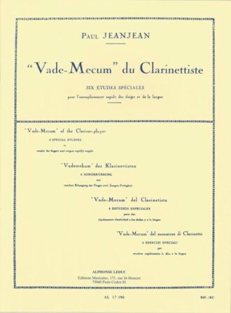 Jeanjean, Paul - Vade-Mecum of the Clarinetist