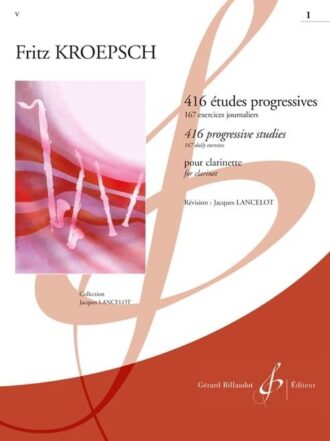 Kroepsch, Fritz - 416 Études progressives, vol. 1