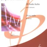 Lancelot, Jacques - 20 Études faciles pour clarinette