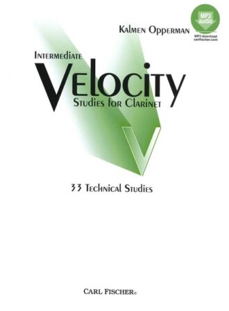 Opperman, Kalmen - Intermediate Velocity Studies for Clarinet
