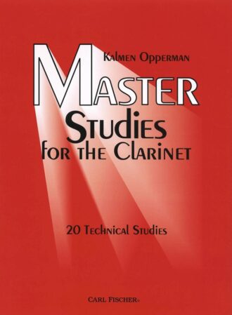 Opperman, Kalmen - Master Studies for the Clarinet