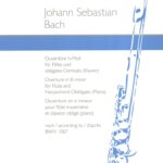 Bach, Johann Sebastian - Ouverture en si mineur pour flûte traversière et clavecin obligé (piano) d'après BWV 1067