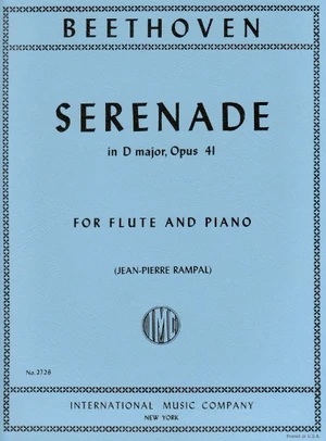Van Beethoven, Ludwig - Serenade in D major Op. 41 for flute and piano