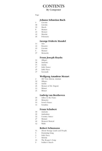 Forty Little Piece in Progressive Order for Beginner Flutists