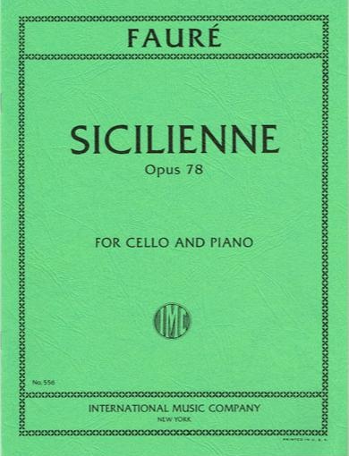 Fauré, Gabriel - Sicilienne, Op. 78, for Flute and Piano