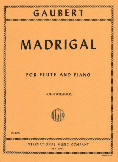 Gaubert, Philippe - Madrigal