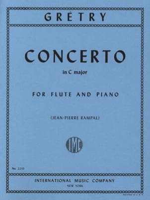Grétry, André Ernest Modeste - Concerto in C major for Flute and Piano