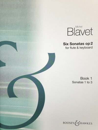 Blavet, Michel - Six Sonatas, op. 2 for flute and keyboard, Book 1