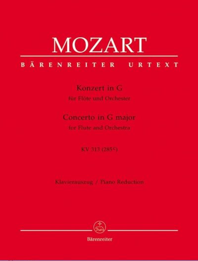 Mozart, Wolfgang Amadeus – Concerto in G major for Flute and Orchestra, K. 313