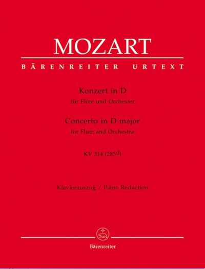 Mozart, Wolfgang Amadeus - Concerto in D major for Flute and Orchestra, K. 314